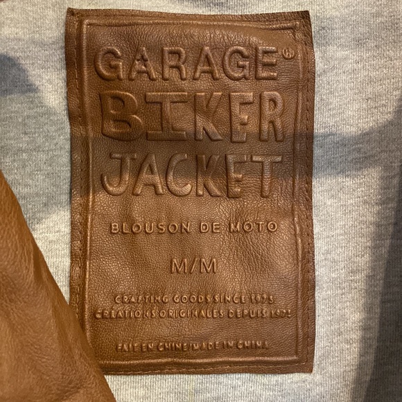 Garage traditional brown leather jacket - Picture 2 of 9